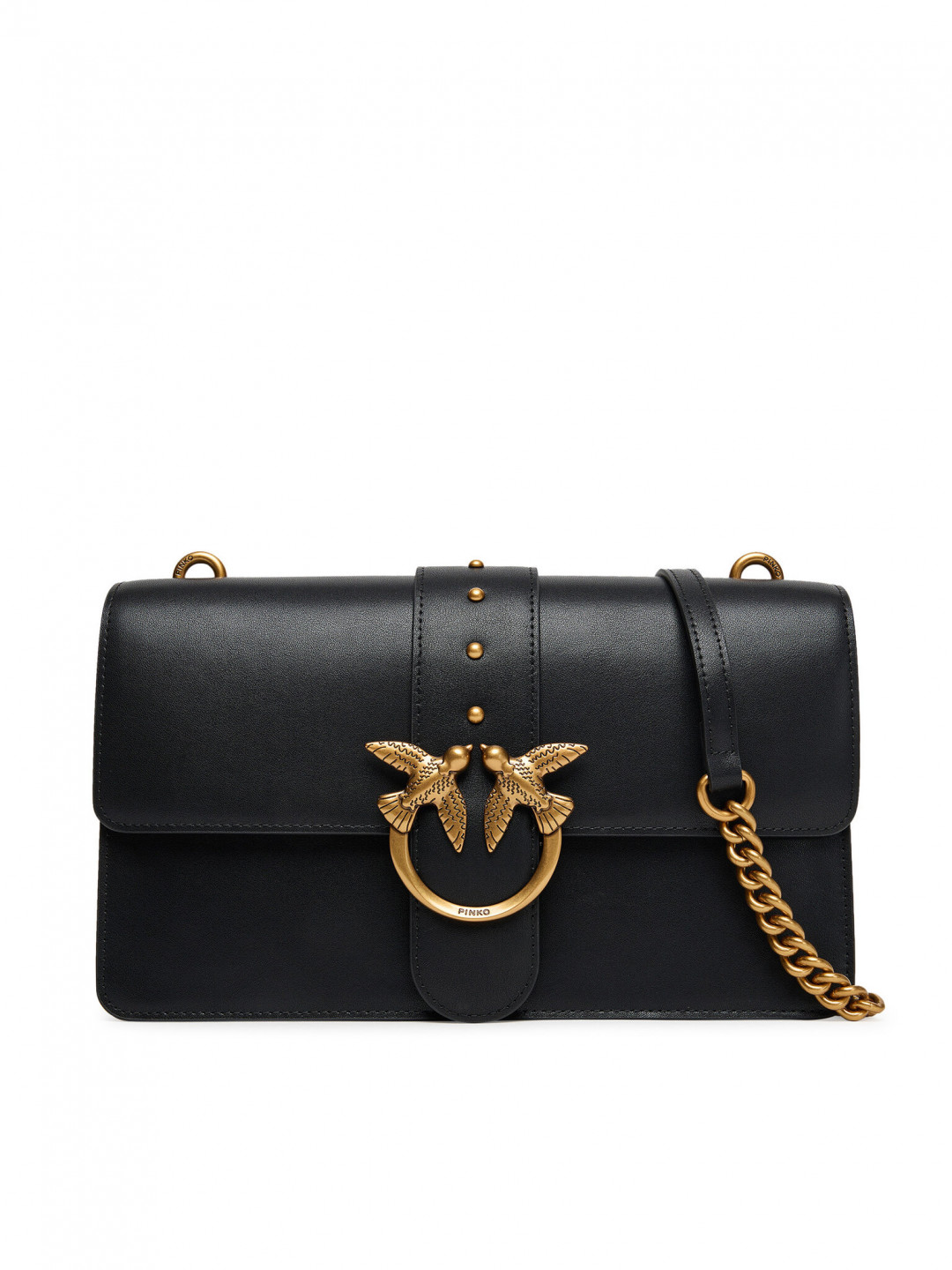 PINKO Kabelka Love One Classic ST CL Al 25-26 PLTT 105857 A0F1 Černá